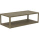 Doncaster 55 X 25.5 inch Smoke Grey Coffee Table